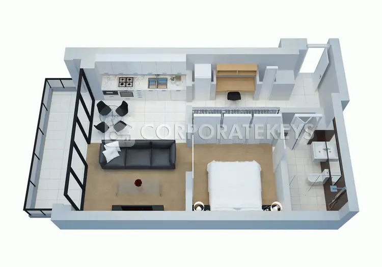Floorplan of Homely apartment listing, 1705/1 Freshwater Place, Southbank VIC 3006