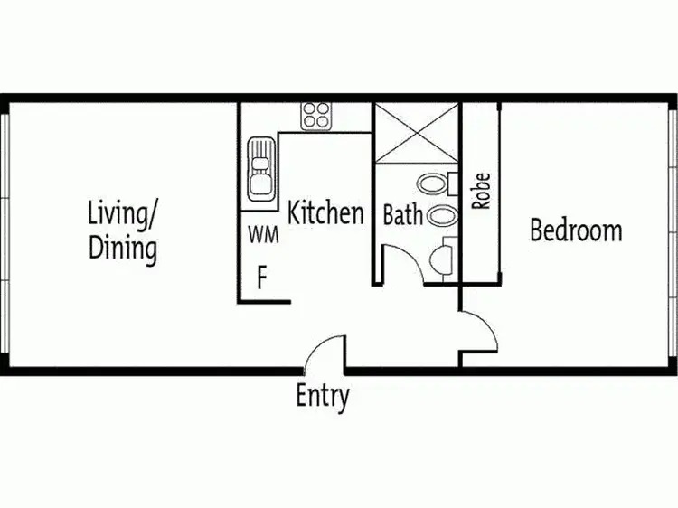 Floorplan of Homely apartment listing, 14/9 The Avenue, Windsor VIC 3181