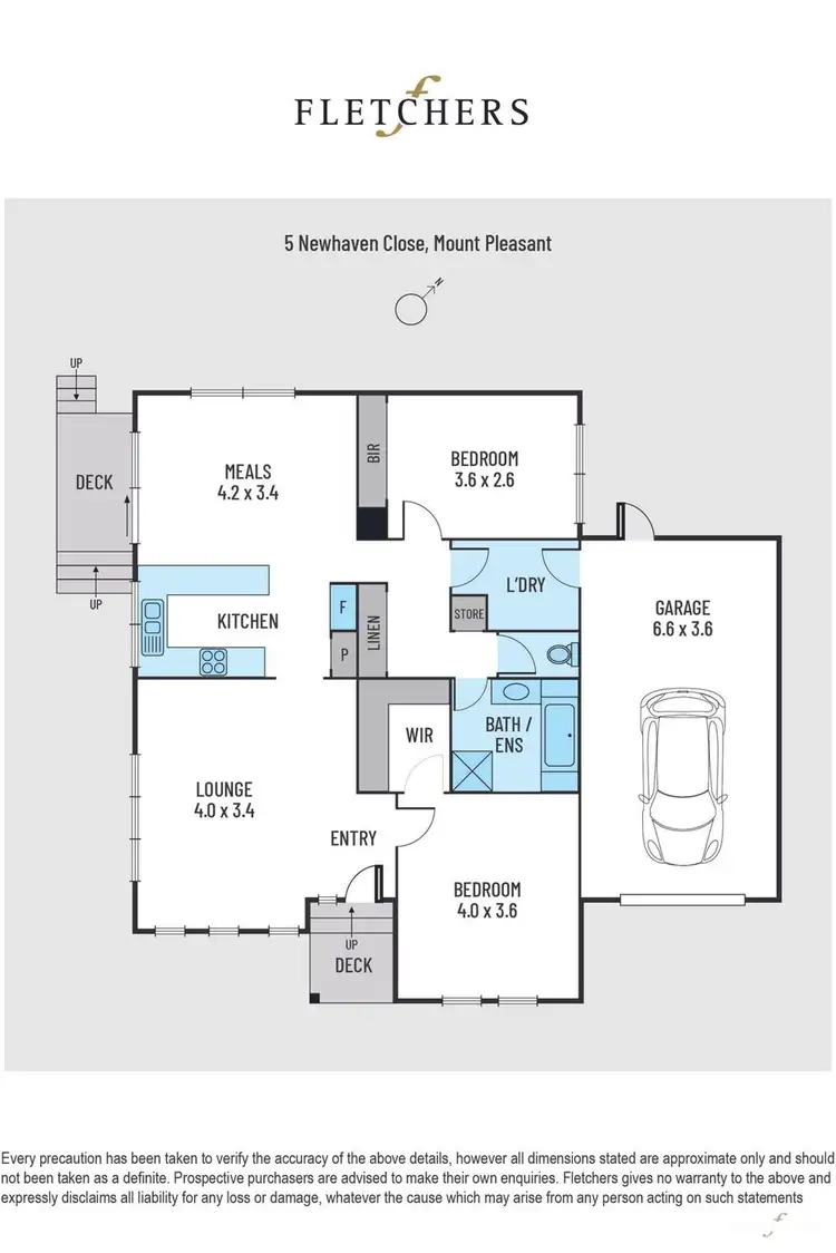 Floorplan of Homely townhouse listing, 5 Newhaven Close, Mount Pleasant VIC 3350