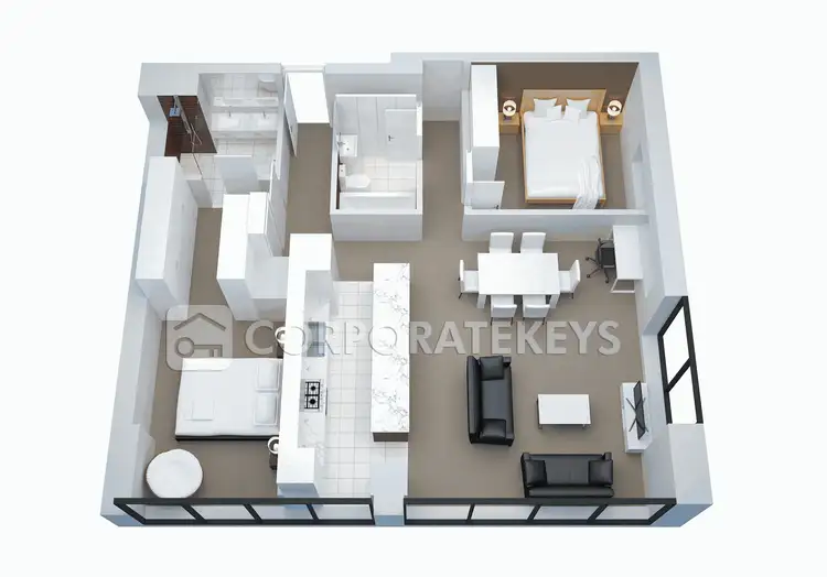 Floorplan of Homely apartment listing, 2512/1 Freshwater Place, Southbank VIC 3006