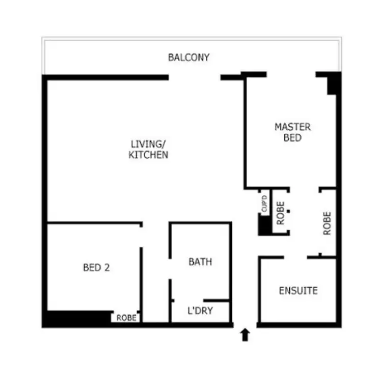 Floorplan of Homely apartment listing, 3805/1 Freshwater Place, Southbank VIC 3006