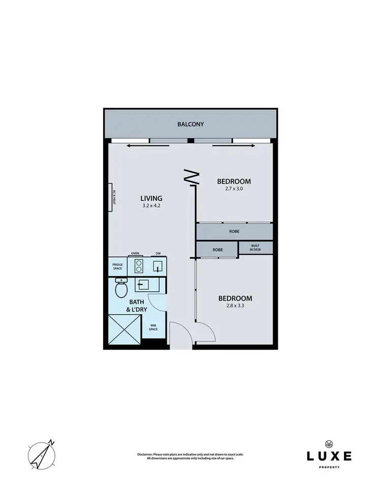Floorplan of Homely apartment listing, 3010/31 A'Beckett Street, Melbourne VIC 3000