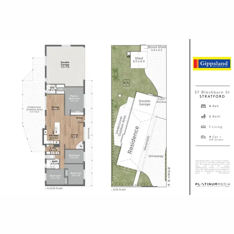 Floorplan of Homely house listing, 37 Blackburn Street, Stratford VIC 3862