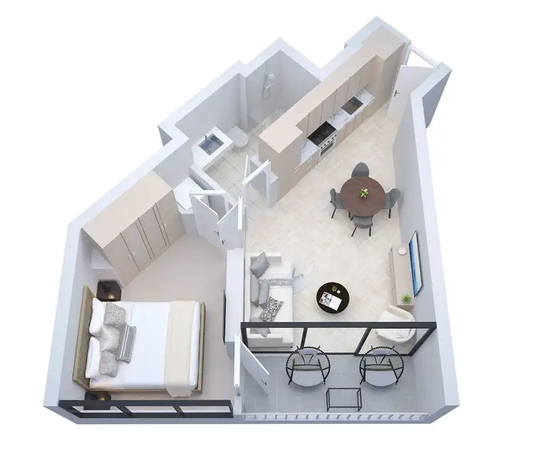 Floorplan of Homely apartment listing, A207/14-16 The Esplanade, St Kilda VIC 3182