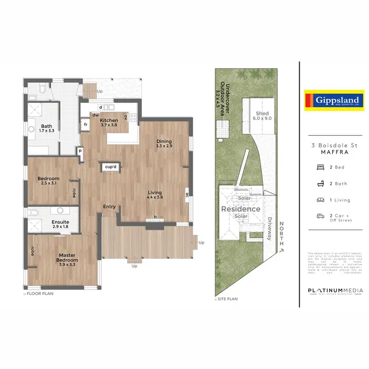 Floorplan of Homely house listing, 3 Boisdale Street, Maffra VIC 3860