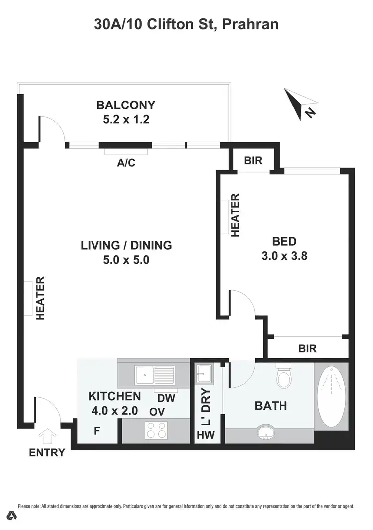Floorplan of Homely apartment listing, 30a/10 Clifton Street, Prahran VIC 3181