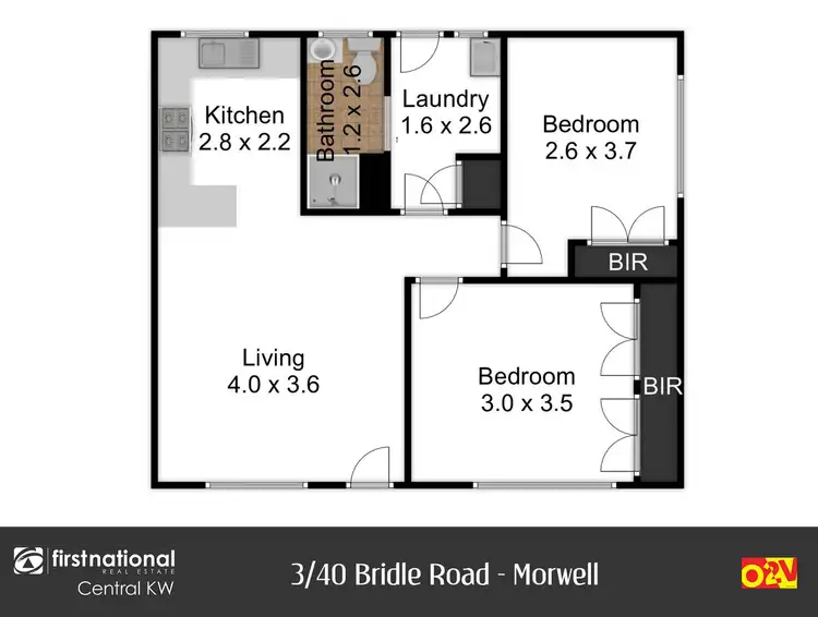 Floorplan of Homely unit listing, Unit 3/40-42 Bridle Road, Morwell VIC 3840