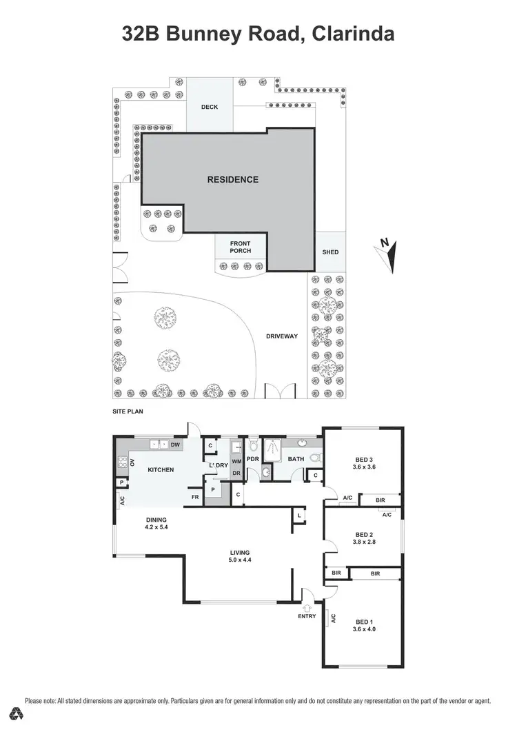 Floorplan of Homely house listing, 32B Bunney Road, Clarinda VIC 3169
