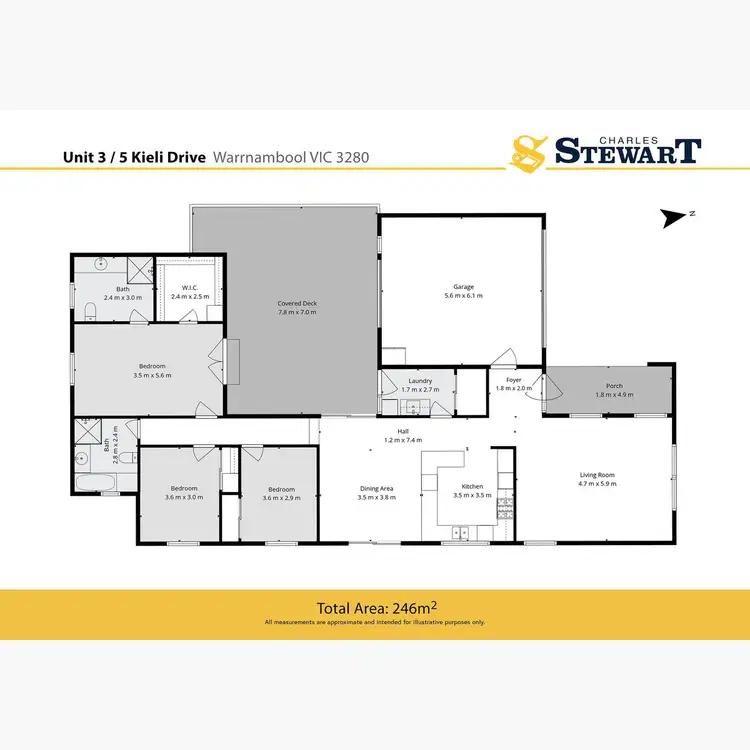 Floorplan of Homely house listing, 3/5 Kielli Drive, Warrnambool VIC 3280