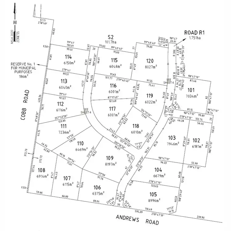 Floorplan of Homely land listing, Lot 103 Summerhill Rise Andrews Road, Longford VIC 3851