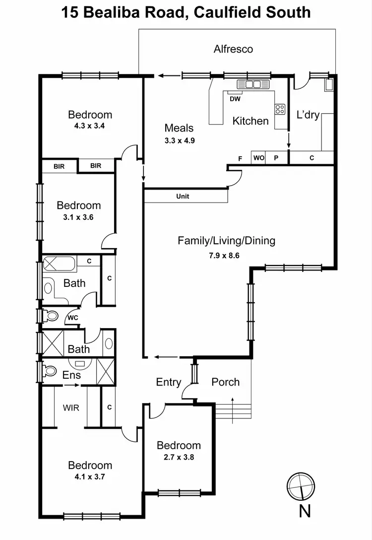 Floorplan of Homely house listing, Address available on request