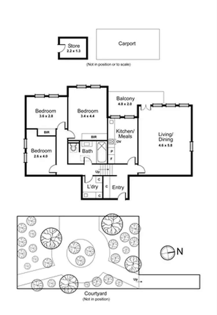 Floorplan of Homely apartment listing, 17/6 Balwyn Road, Canterbury VIC 3126