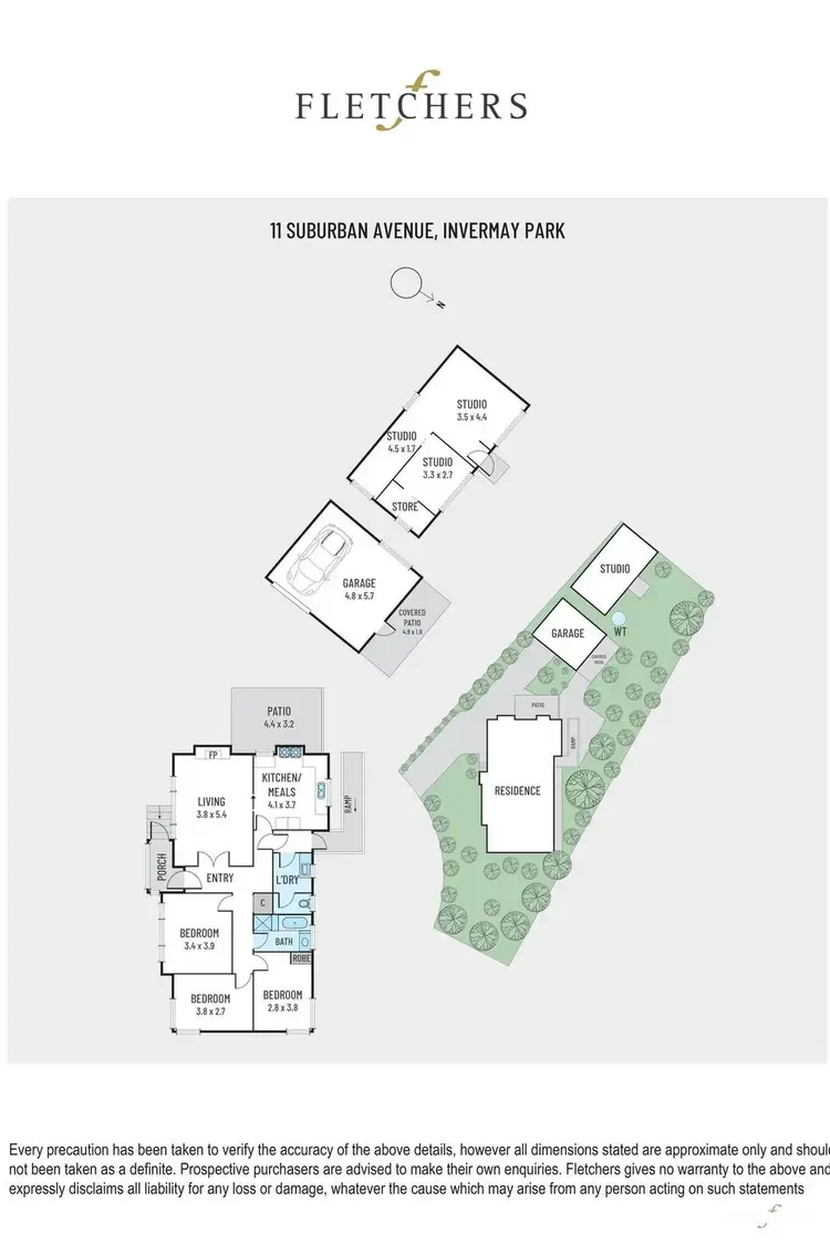 Floorplan of Homely house listing, 11 Suburban Avenue, Invermay Park VIC 3350