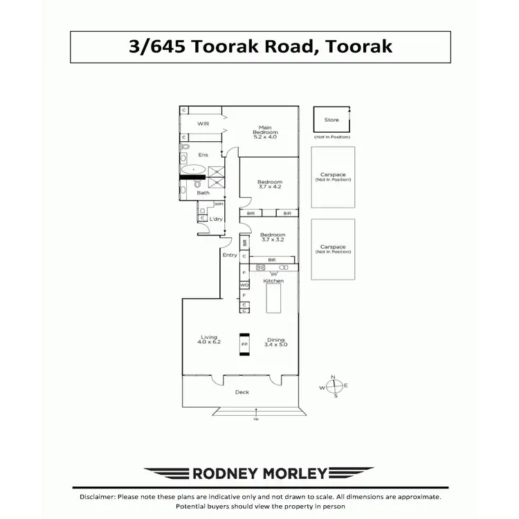 Floorplan of Homely apartment listing, 3/645 Toorak Road, Toorak VIC 3142