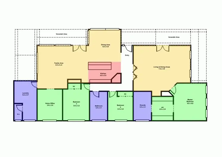 Floorplan of Homely rural property listing, 267 Kennedys Road, Miners Rest VIC 3352