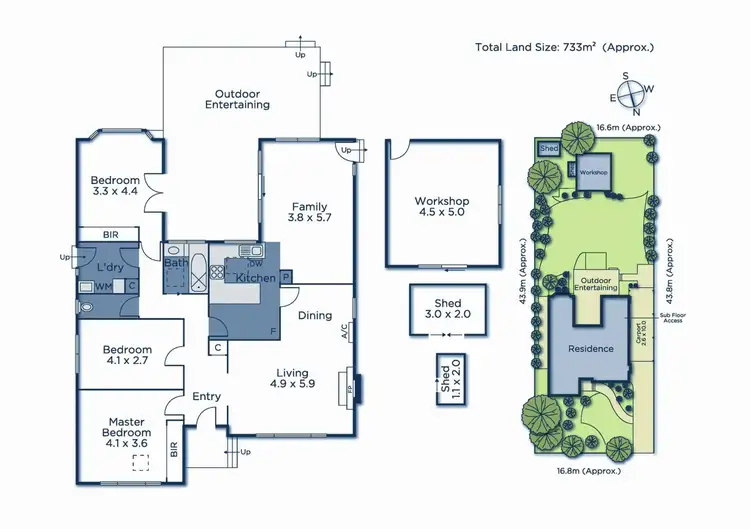 Floorplan of Homely house listing, 16 Heather Grove, Nunawading VIC 3131