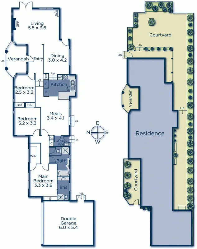 Floorplan of Homely unit listing, 1/3 Creswick Street, Balwyn VIC 3103