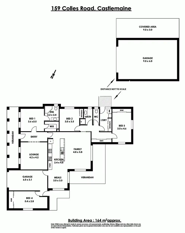 Floorplan of Homely house listing, 159 Colles Road, Castlemaine VIC 3450