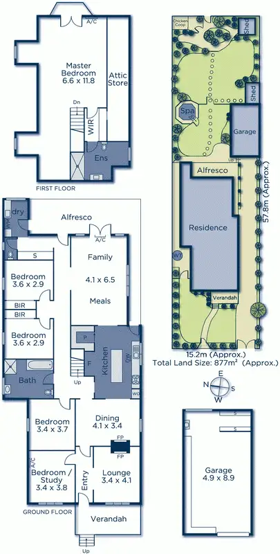 Floorplan of Homely house listing, 5 Thomas Street, Mitcham VIC 3132