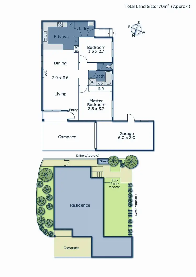 Floorplan of Homely unit listing, 6/10 Quarry Road, Mitcham VIC 3132