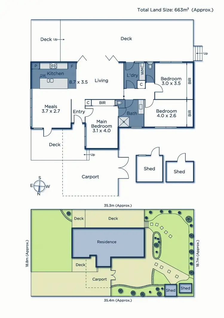 Floorplan of Homely house listing, 31 Hardy Crescent, Heathmont VIC 3135