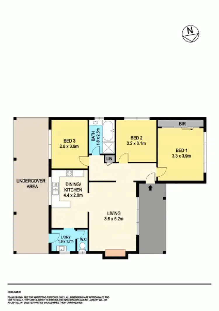 Floorplan of Homely house listing, 6 Baldwin Street, Wendouree VIC 3355