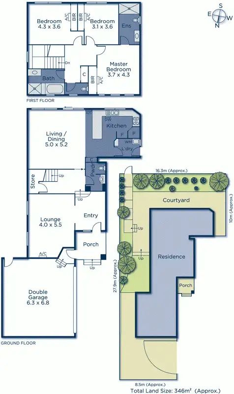 Floorplan of Homely townhouse listing, 9/5-7 Casella Street, Mitcham VIC 3132