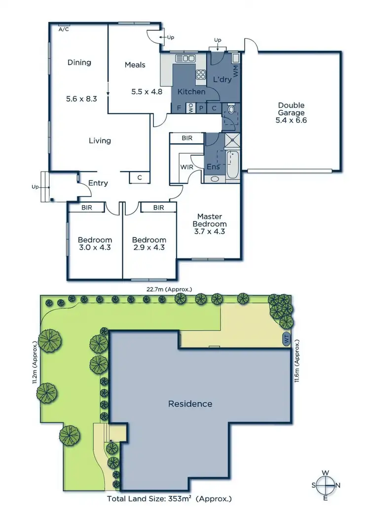 Floorplan of Homely unit listing, 1/37 Carween Avenue, Mitcham VIC 3132