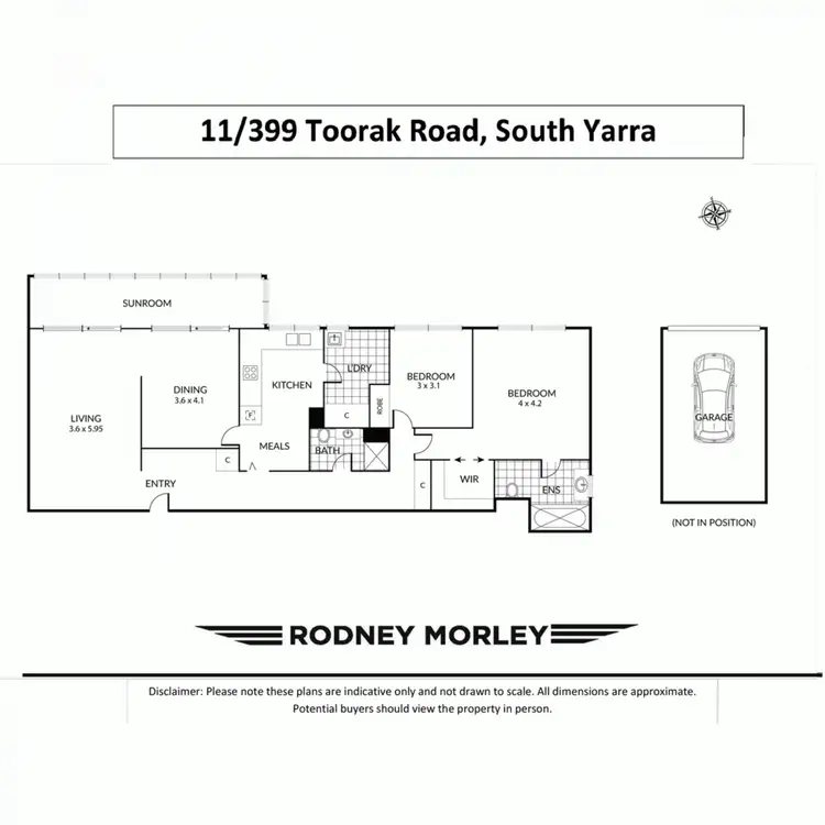 Floorplan of Homely apartment listing, 11/399 Toorak Road, South Yarra VIC 3141