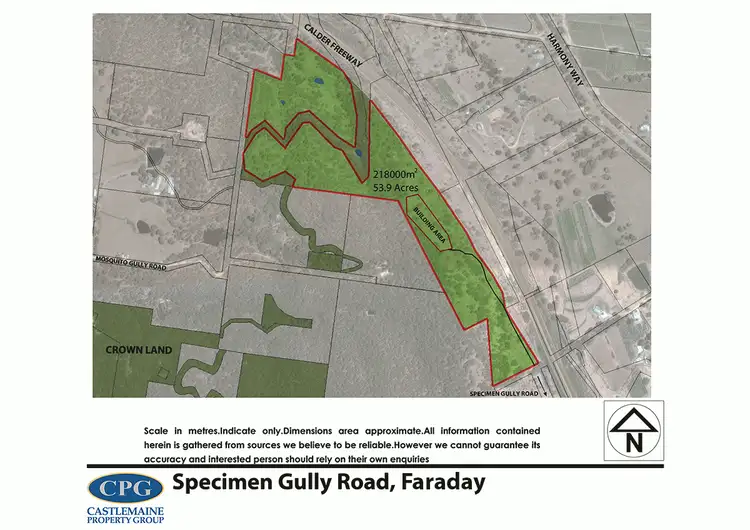Floorplan of Homely land listing, 10 Mosquito Gully (off Specimen Gully) Road, Harcourt VIC 3453