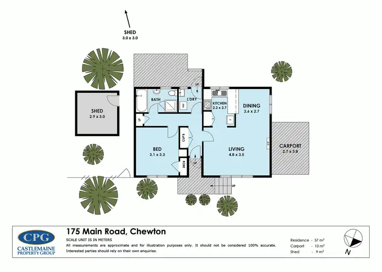 Floorplan of Homely house listing, 175 Main Road, Chewton VIC 3451