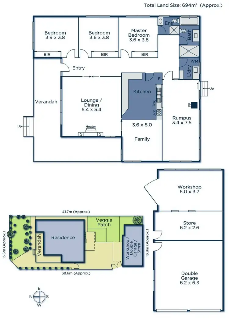 Floorplan of Homely house listing, 2 Black Street, Oakleigh East VIC 3166