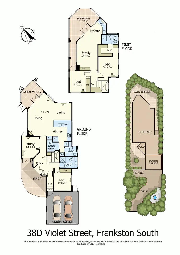 Floorplan of Homely house listing, 38D Violet Street, Frankston South VIC 3199