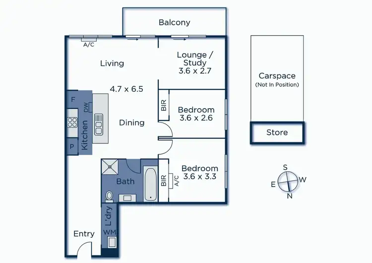 Floorplan of Homely apartment listing, 205/21 Cambridge Street, Box Hill VIC 3128