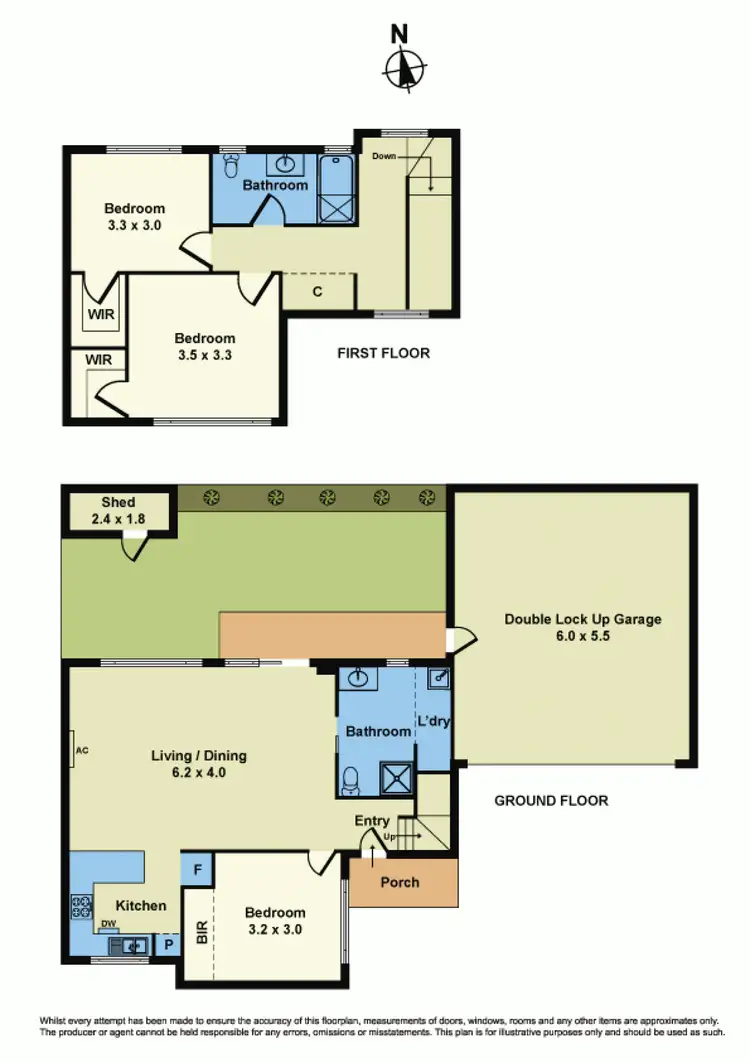 Floorplan of Homely townhouse listing, 2/24 Scott Avenue, St Albans VIC 3021