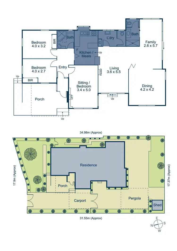 Floorplan of Homely house listing, 43 Daniel Street, Burwood VIC 3125
