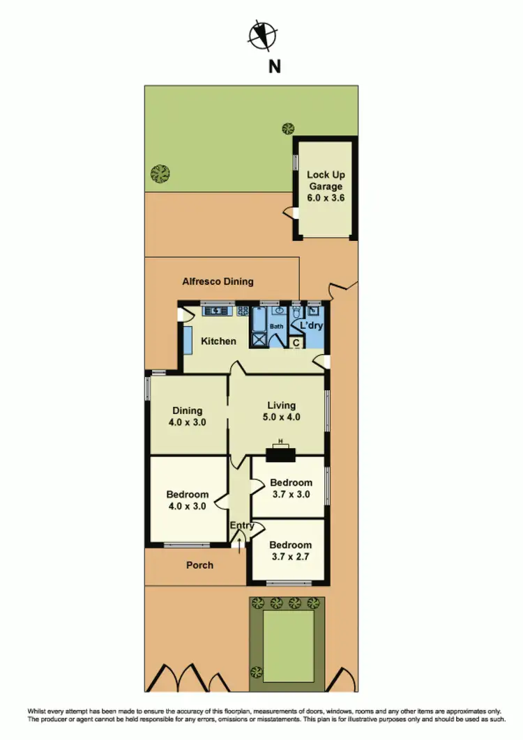 Floorplan of Homely house listing, 25a Woods Street, Newport VIC 3015