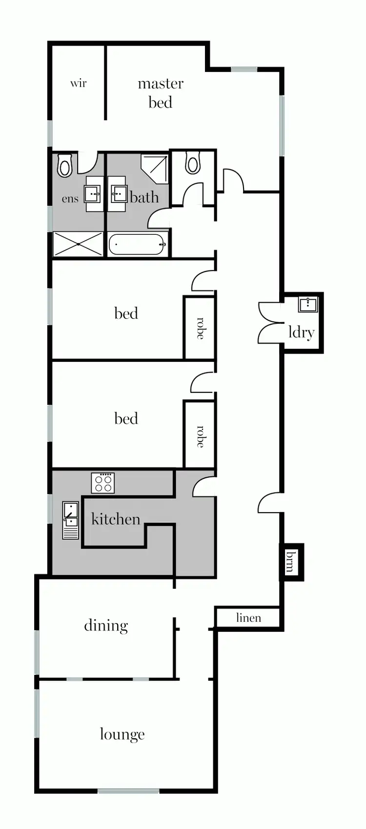 Floorplan of Homely apartment listing, 23/300 Gillies Street North, Wendouree VIC 3355