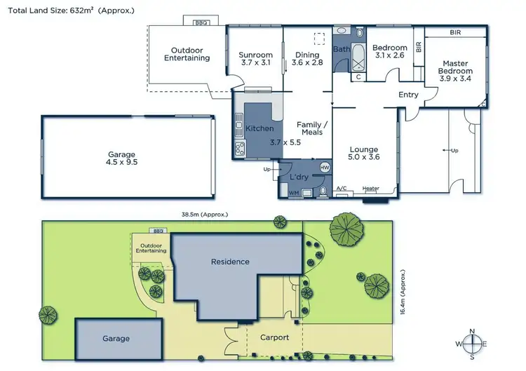 Floorplan of Homely house listing, 32 Reserve Avenue, Mitcham VIC 3132
