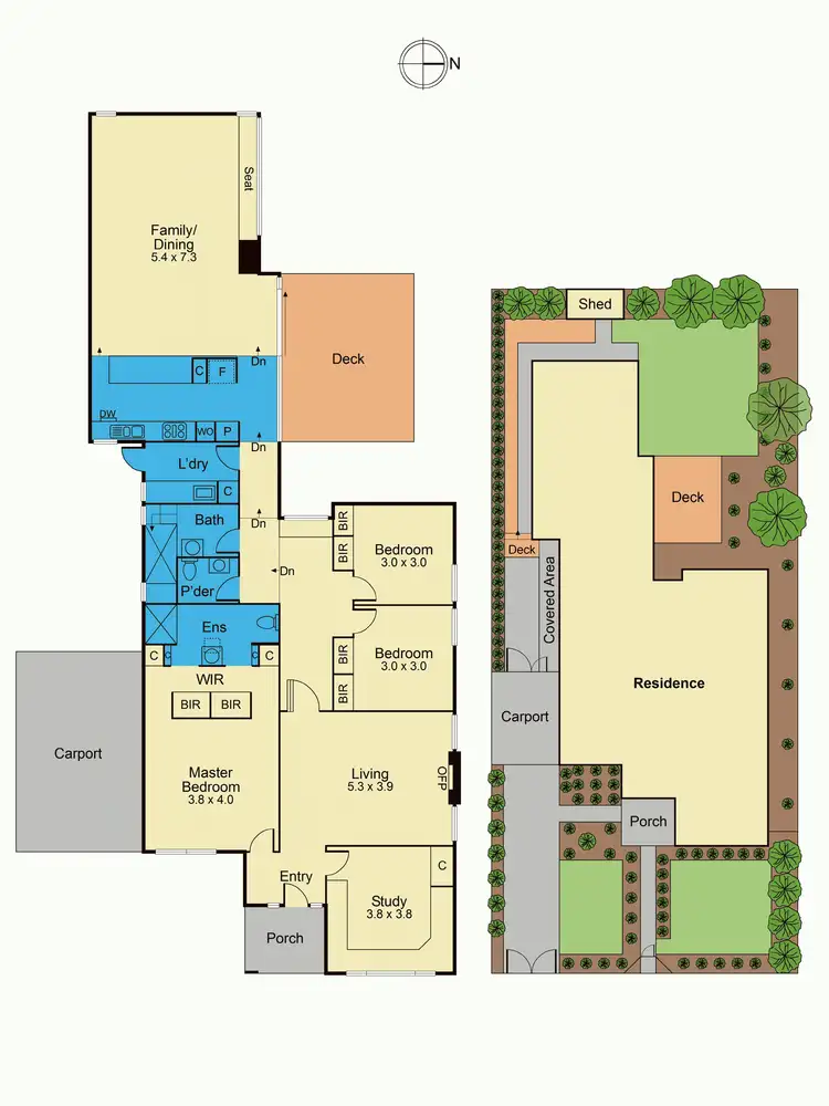 Floorplan of Homely house listing, 343 Bambra Road, Caulfield South VIC 3162