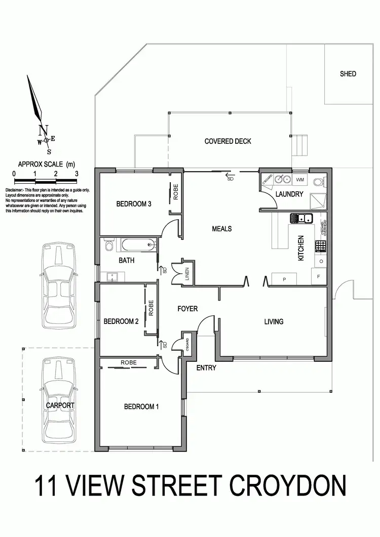 Floorplan of Homely house listing, 11 View Street, Croydon VIC 3136