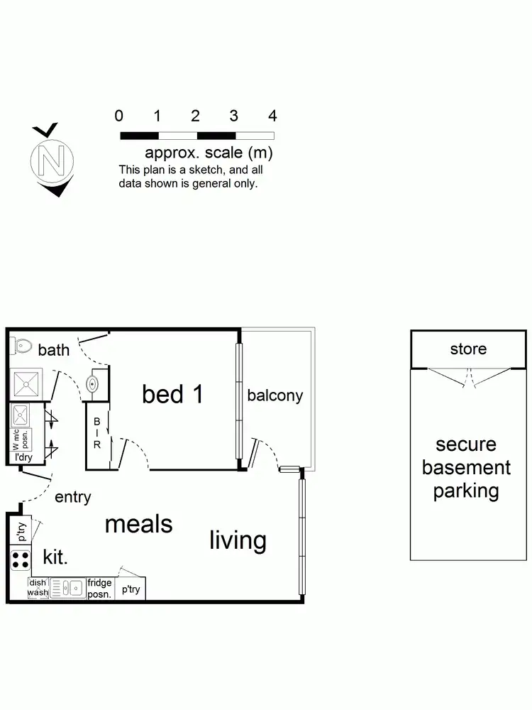 Floorplan of Homely apartment listing, Address available on request