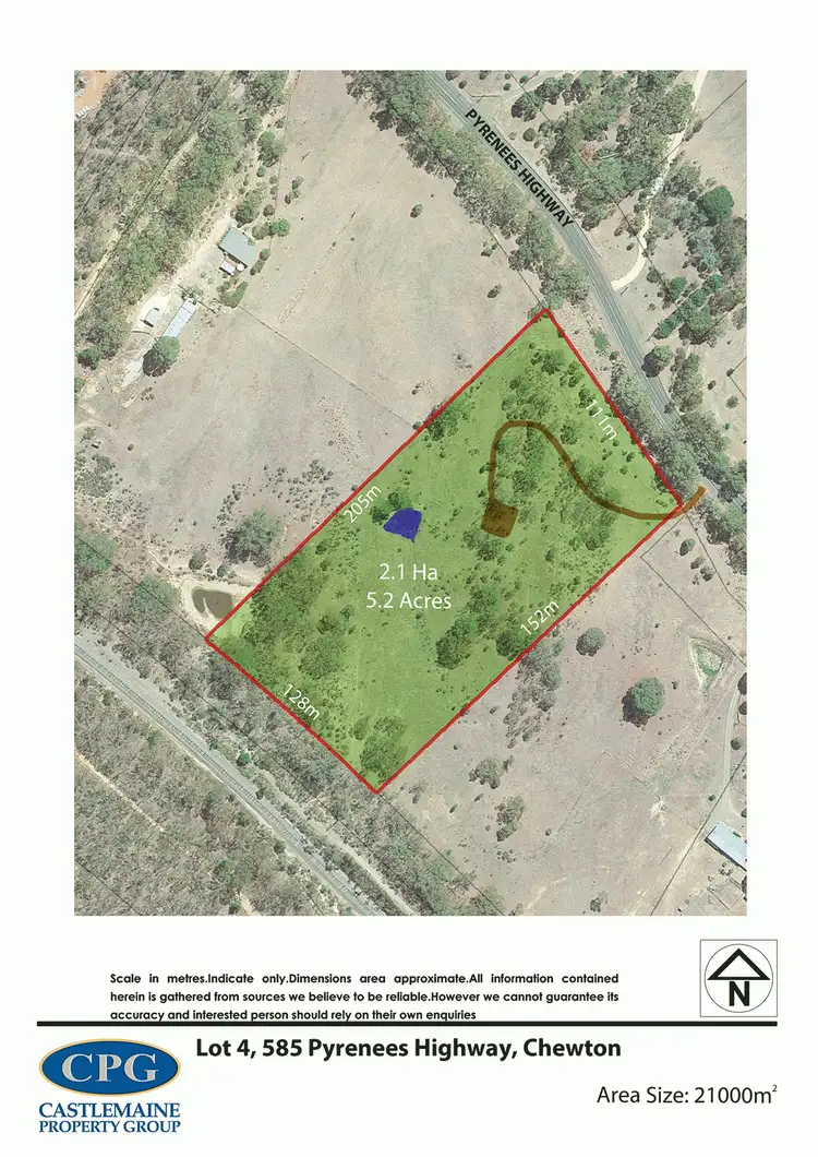 Floorplan of Homely rural property listing, Lot 4/585 Pyrenees Highway, Chewton VIC 3451