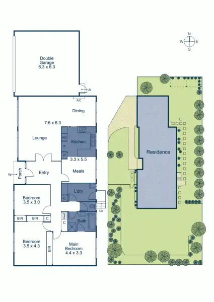 Floorplan of Homely unit listing, 6/15 Orion Street, Vermont VIC 3133