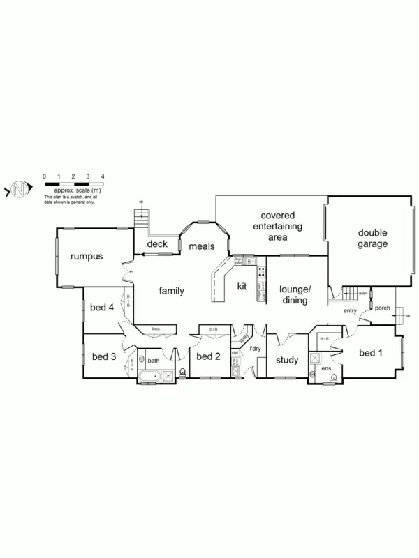 Floorplan of Homely house listing, 22 Darnley Way, Mooroolbark VIC 3138