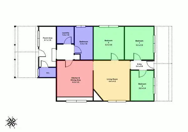Floorplan of Homely house listing, 30 Melbourne Road, Creswick VIC 3363