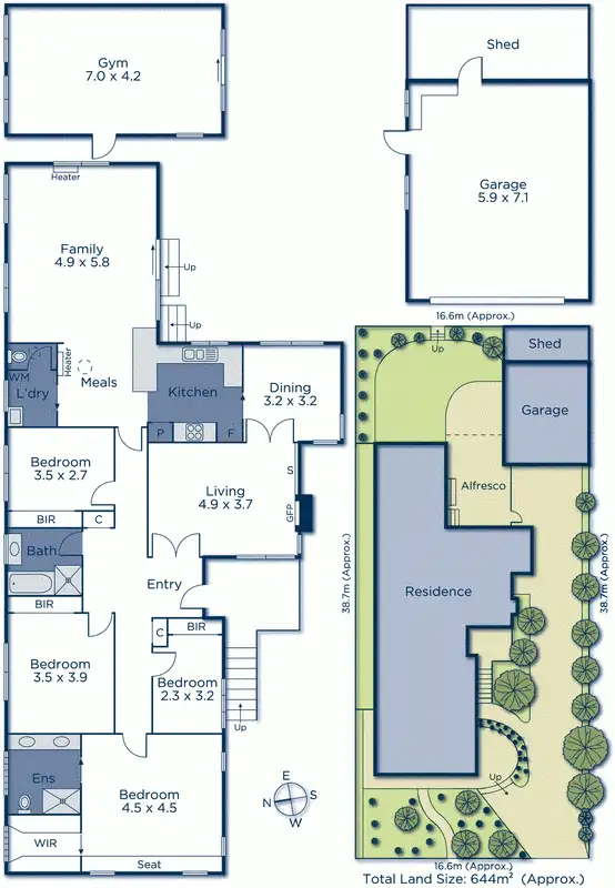 Floorplan of Homely house listing, 3 Barker Street, Blackburn South VIC 3130