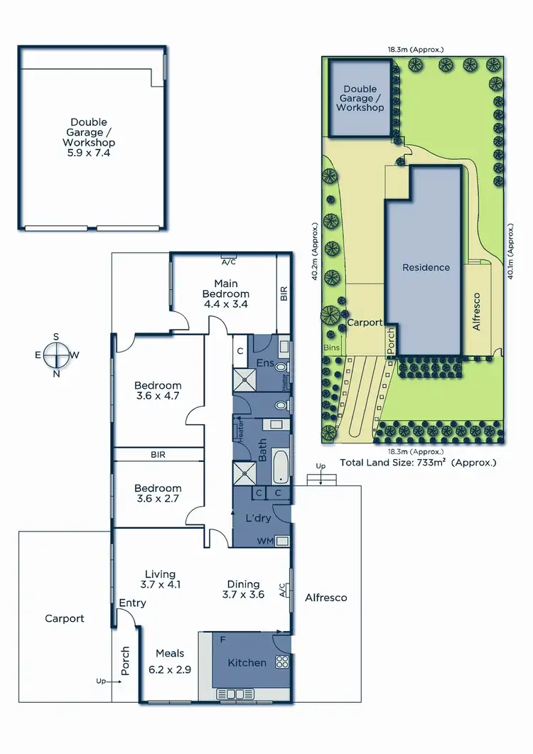 Floorplan of Homely house listing, 48 Esdale Street, Nunawading VIC 3131