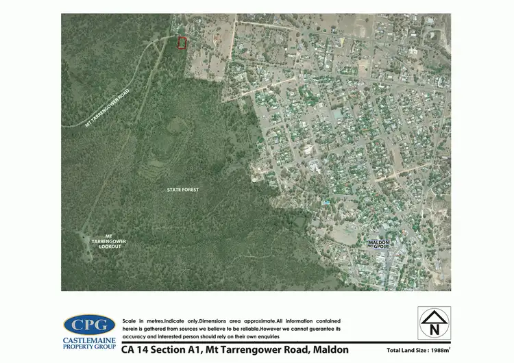 Floorplan of Homely land listing, CA 14 Section A1, Maldon VIC 3463
