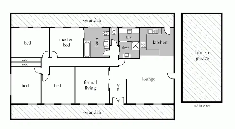 Floorplan of Homely house listing, 26 Bradby Avenue, Mount Clear VIC 3350